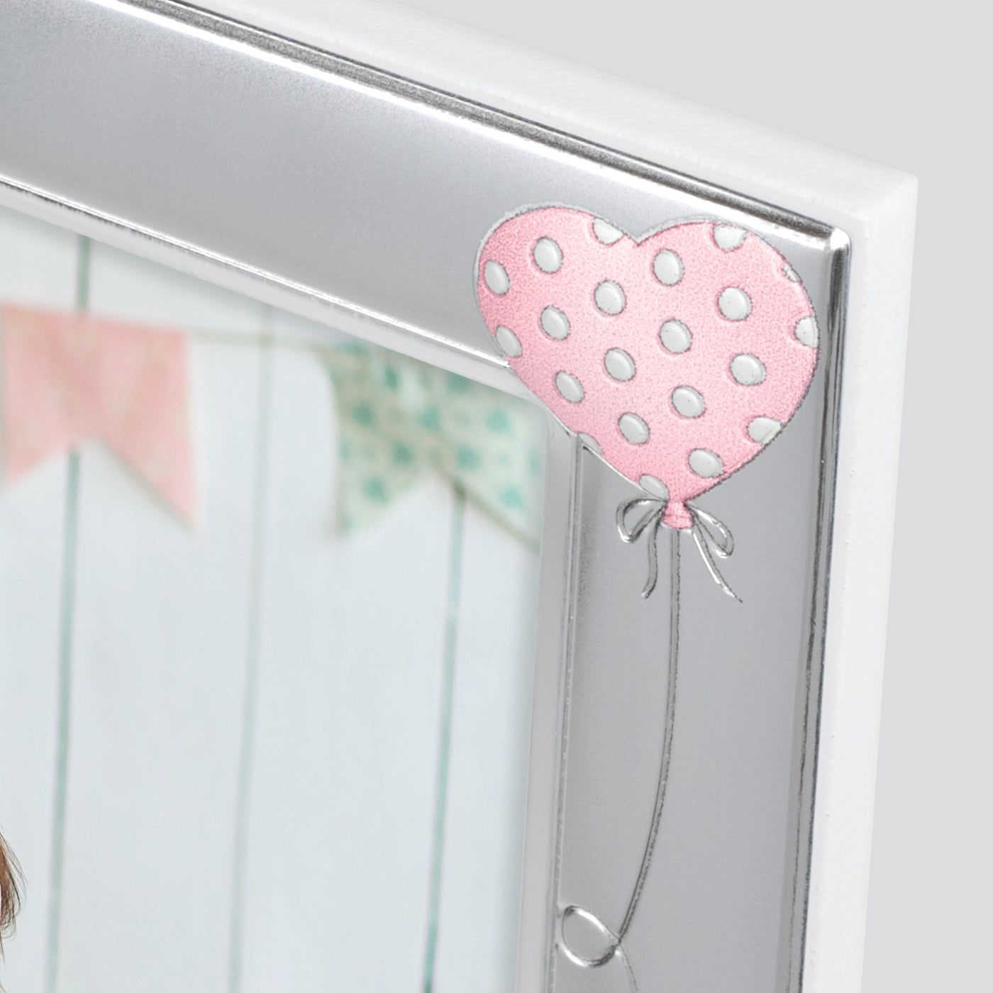 ZEP Bilderrahmen – für 10 × 15 cm – Metall & Holz, Rosa