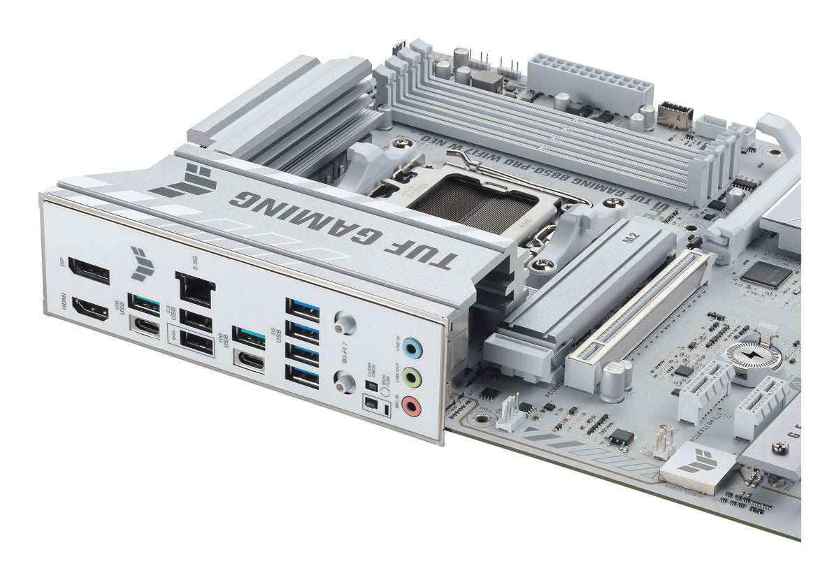 ASUS TUF GAMING B850-PRO WIFI7 W NEO – Mainboard – Sockel AM5, AMD B850, ATX, DDR5