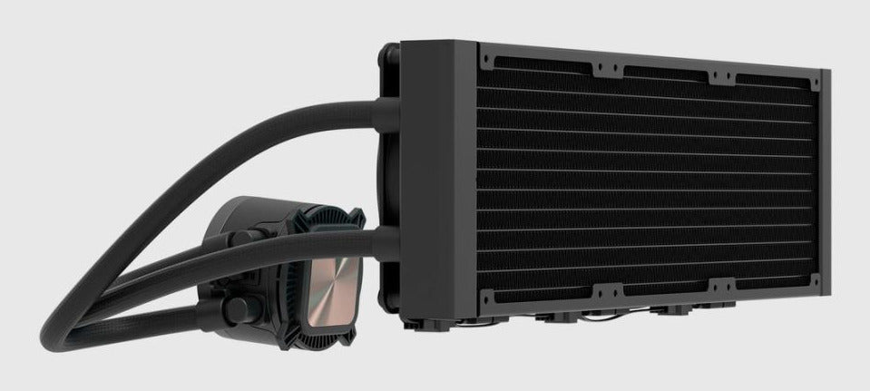 Fractal Design Radius 360 RGB – Flüssigkeitskühler – 3×120 mm Lüfter, für LGA 1200, AM4, AM5, Schwarz