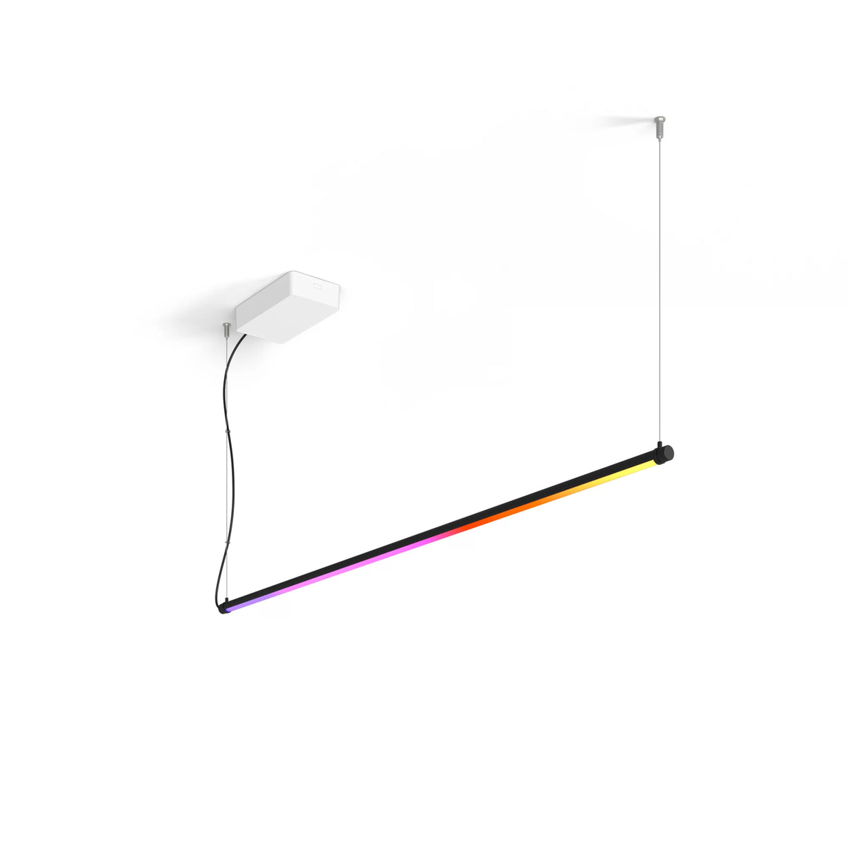 Philips by Signify Philips Hue Pendelleuchte Gradient Signe – 2850 lm, 25 W, RGB, 1000–20000 K, schwarz