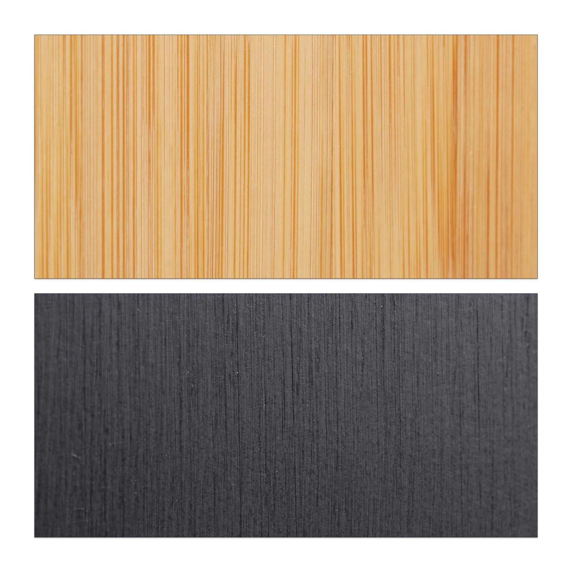 Relaxdays Kosmetiktuchbox – Tisch, Bambus, 14,5×14,5×14,5 cm, Schwarz
