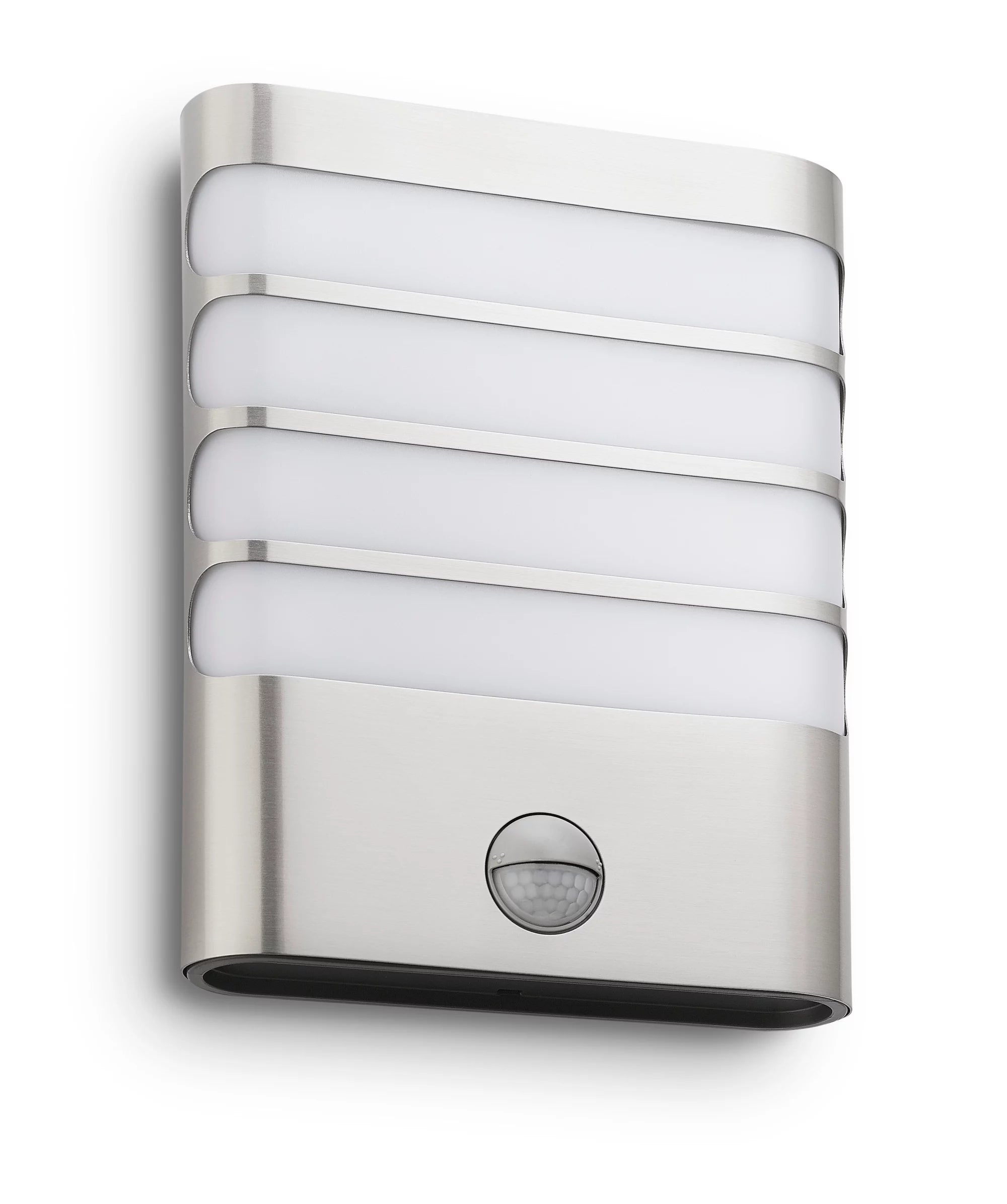 Philips by Signify Philips Aussenwandleuchte – 400 lm, 4 W, Warmweiss, IP44 – mit Bewegungsmelder