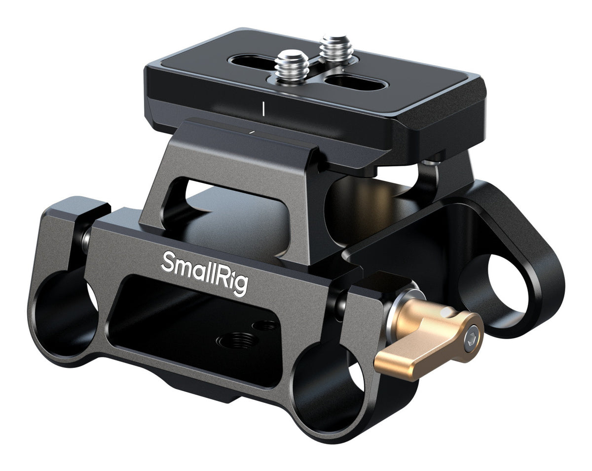 SmallRig 5365 Montageplatte – 80 × 59,1 × 68,5 mm, Aluminium/Edelstahl – Schwarz