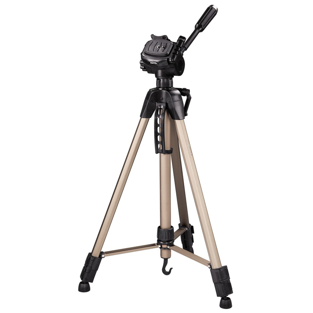 Hama Star 62 Stativ – 160 cm, 4 kg Traglast, 3-Wege-Kopf – für Kameras/Camcorder mit 1/4" Gewinde