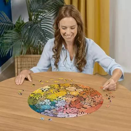 Ravensburger Puzzle Circle of Colors – Tropical – 500 Teile – Ø 52,0 cm – ab 12 Jahren