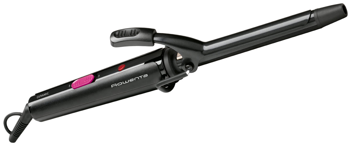 Rowenta Lockenstab CF2119 – Keramik, 180 °C, für trockenes und nasses Haar, 1,8 m Kabel, schwarz