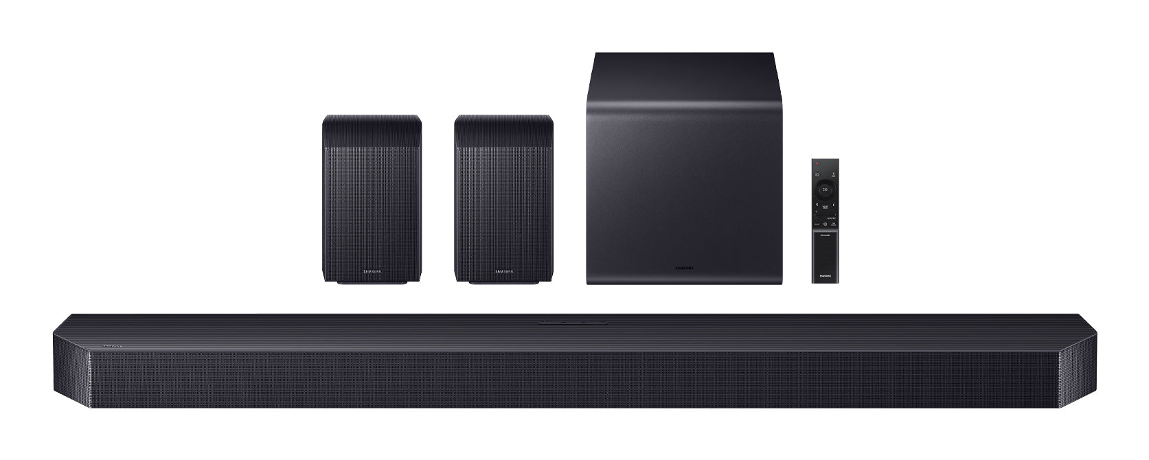 Samsung HW-Q990F – Soundbar – 11.1.4, Dolby Atmos/DTS:X, mit kabellosem Subwoofer & Rears, 756 W