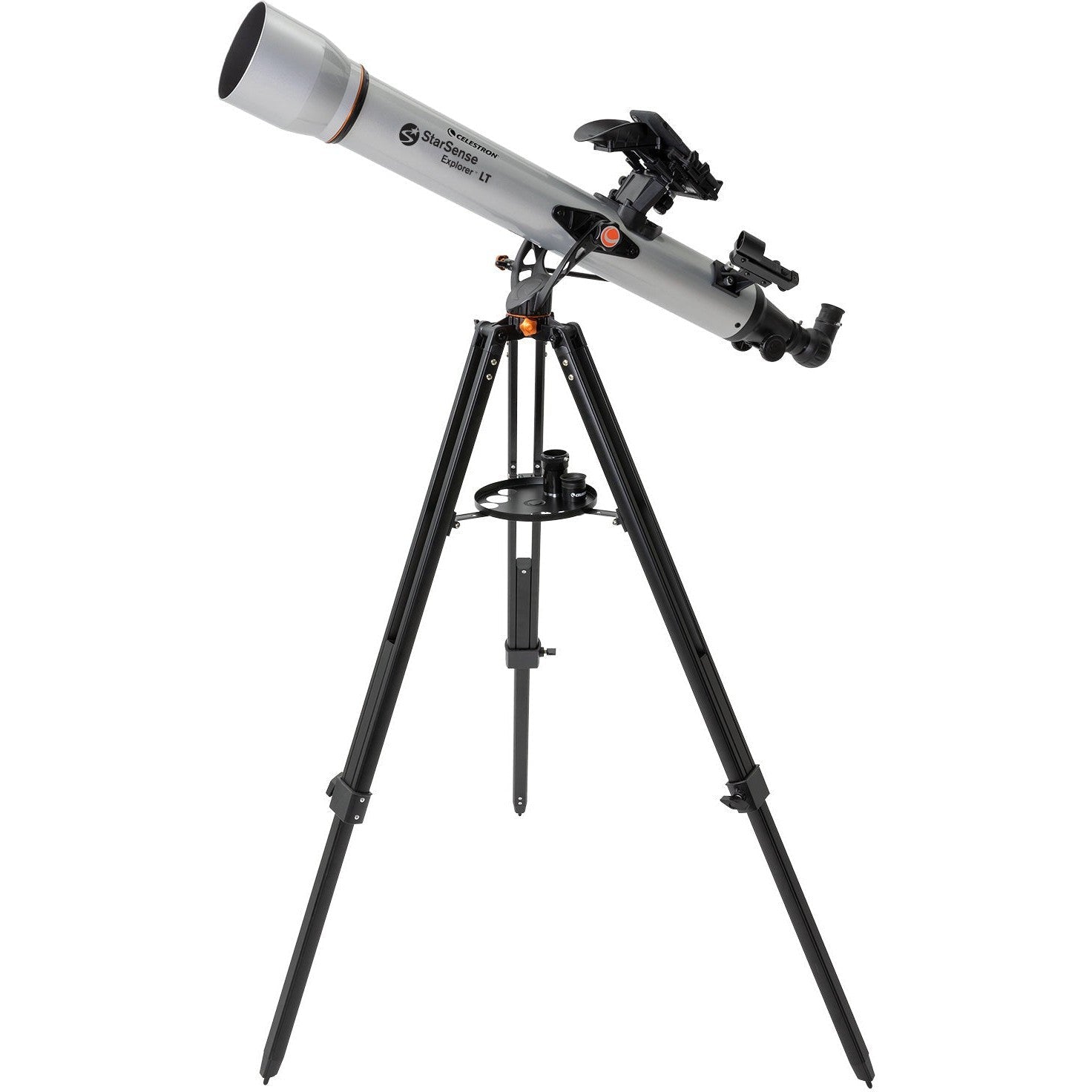 Celestron StarSense Explorer LT 80AZ – Refraktor, 80 mm, 900 mm Brennweite, azimutal, silber