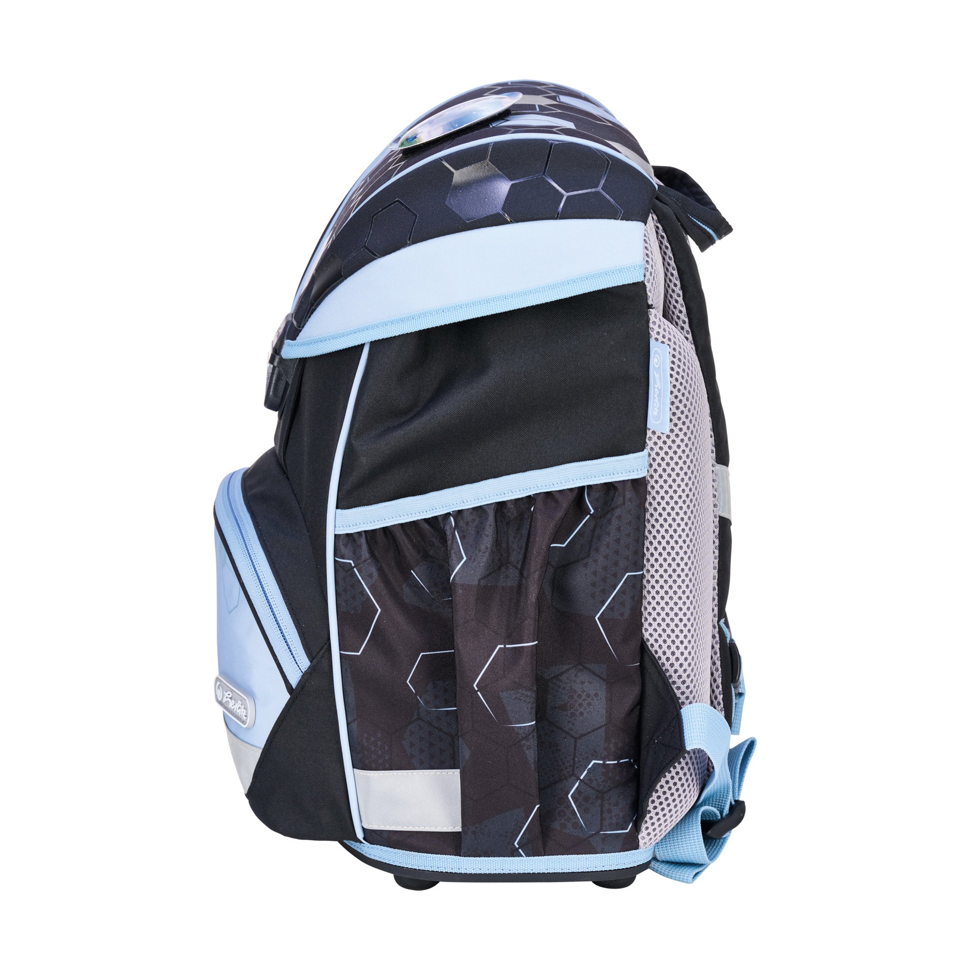 Herlitz UltraLight XL Plus – Schulrucksack-Set, Cyber Soccer, 22 l, 32×39×25 cm