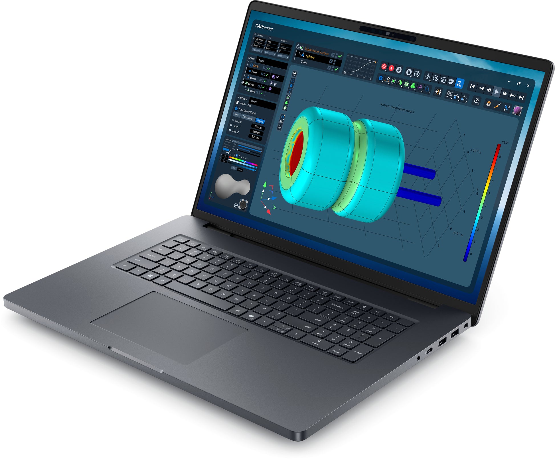 Dell Pro Max 18 Plus – 18" WQXGA, Core Ultra 9 285HX, 32 GB, 1 TB SSD, RTX Pro 3000, Win 11 Pro