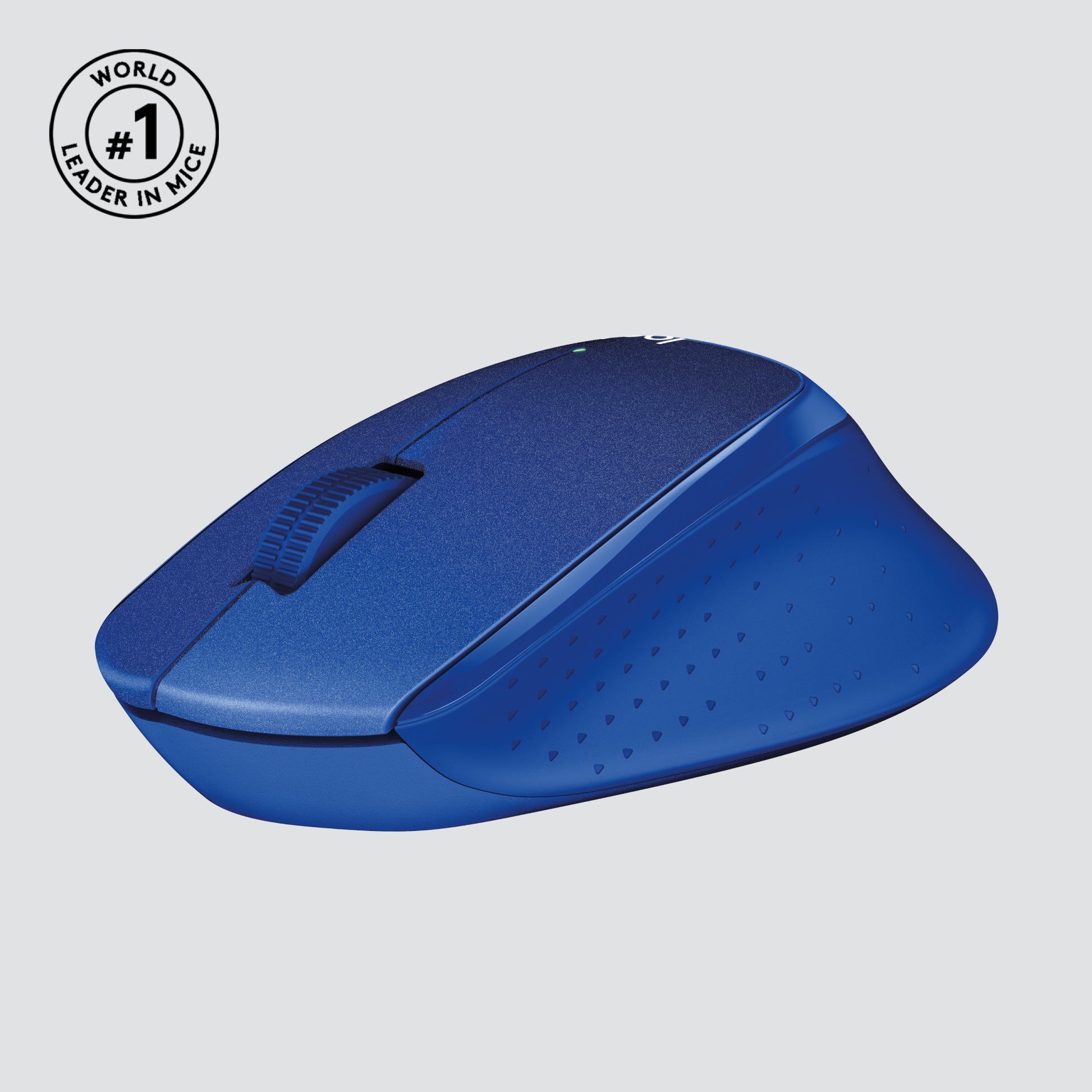 Logitech M330 Silent Plus – Maus – Kabellos (2,4 GHz), 1000 DPI, Rechts, Blau