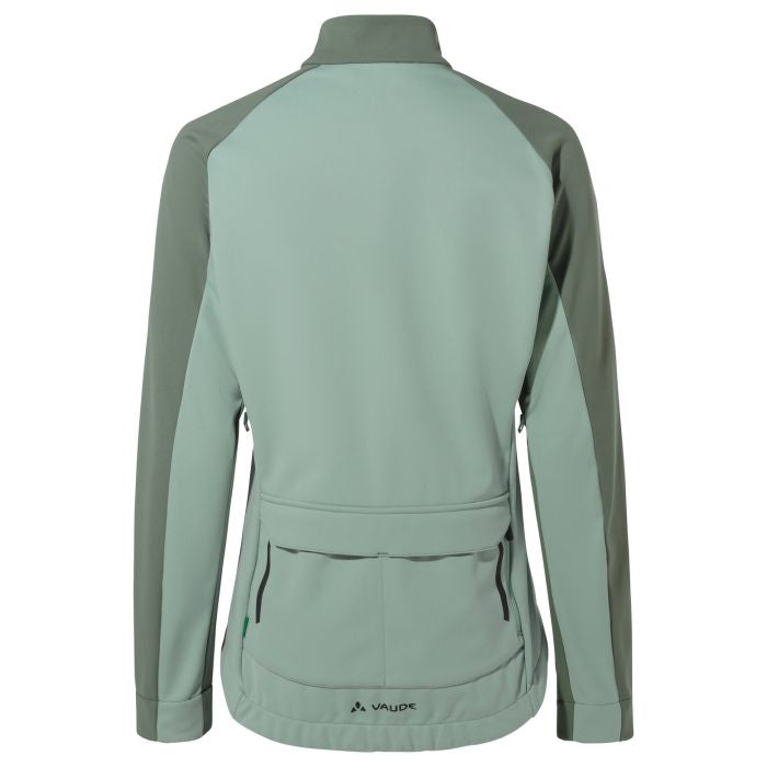 Vaude – Regenjacke Posta Softshell II – Grösse 38 – Blau, Polyester (recycelt), wasserabweisend, reflektierend