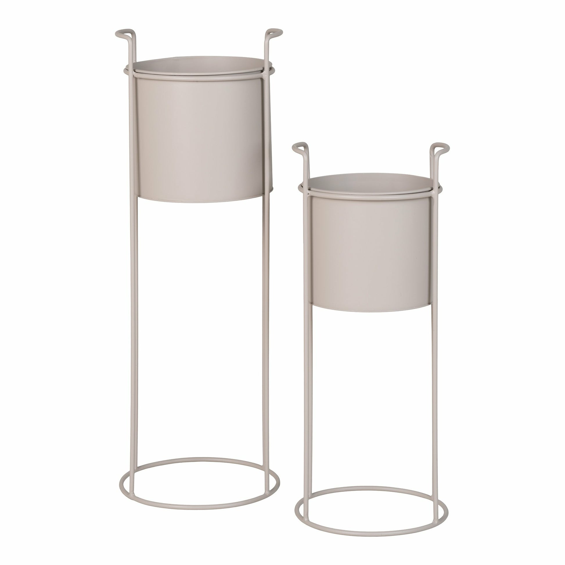 House Nordic Pflanzenständer-Set Rabo – H 65 cm, Sand