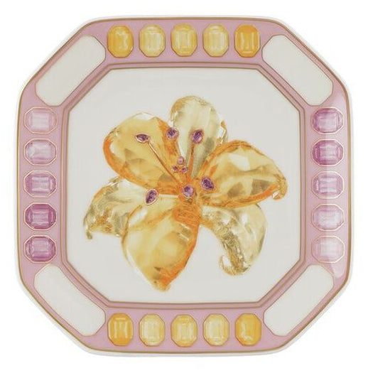 Rosenthal Schale IDYLLIA Yellow Lily – Ø 11,3 cm, Porzellan, Rosa, spülmaschinenfest