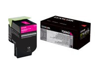 Lexmark Toner 700H3 – Magenta, 3000 Seiten – für Lexmark CS310/CS410