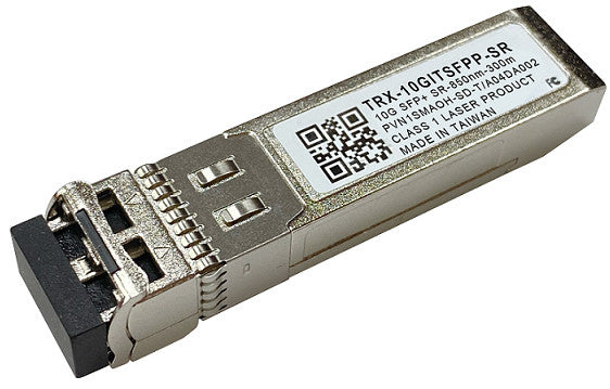 QNAP TRX-10GITSFPP-SR – SFP+ Transceiver – 10 Gbit/s SR, 850 nm, 300 m, 1×