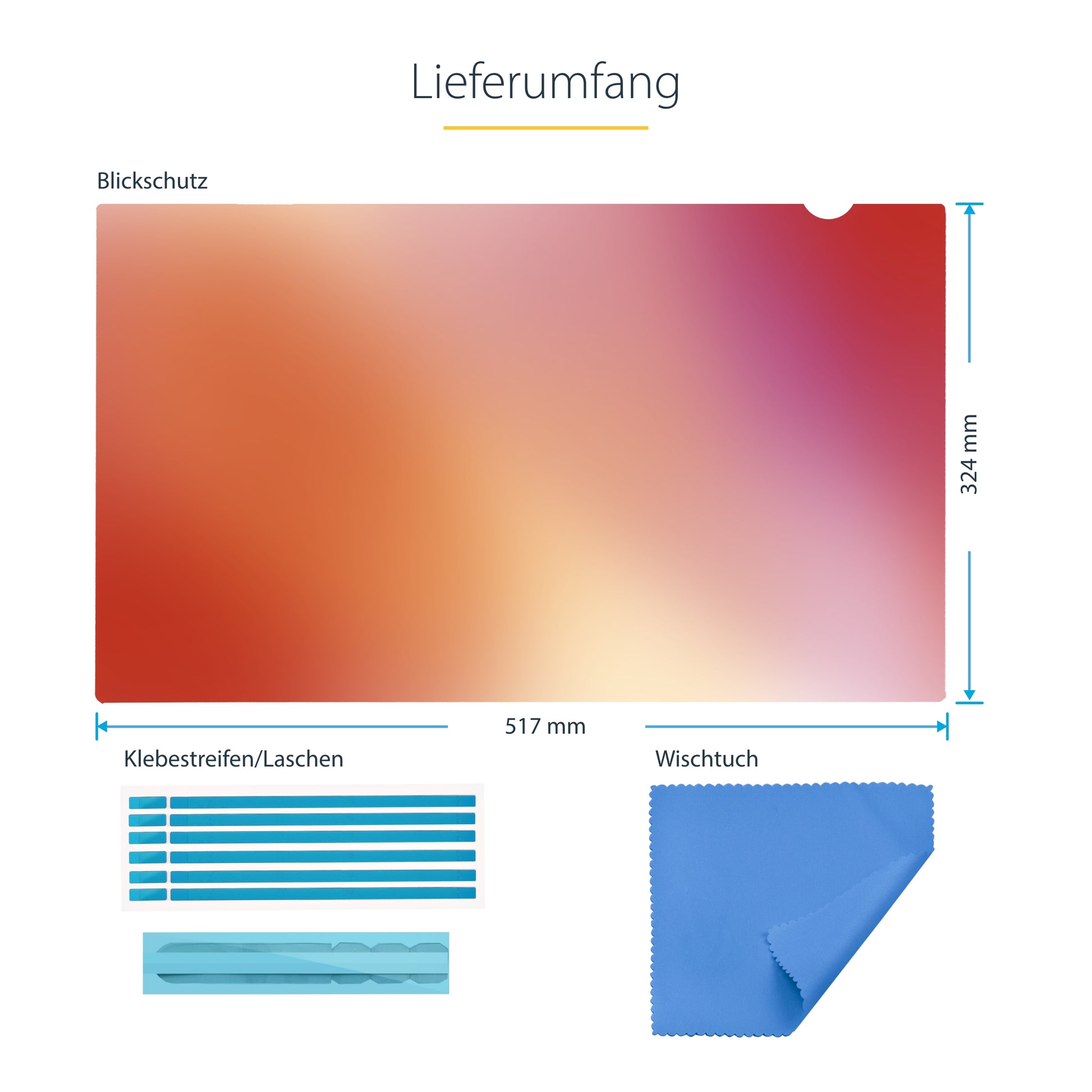 StarTech.com Displayschutz für 24" Monitore
