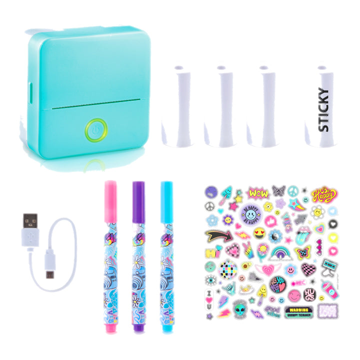 Canal Toys Instant Pocket Printer – Drucker (Spielzeug) – 20 × 18 × 6 cm – ab 8 J. – hellblau