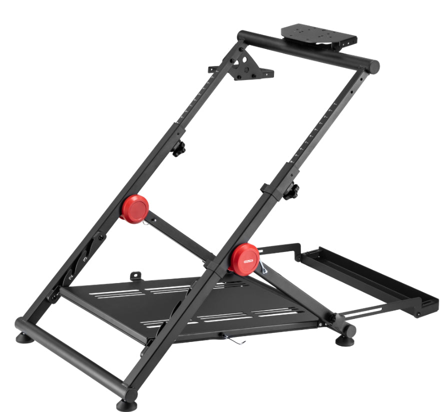 Oplite GT Pro V2 – Laptop-/Gerätewagen, 90,5 × 13 cm, 30 kg, Schwarz, für Thrustmaster/Logitech/Turtle Beach