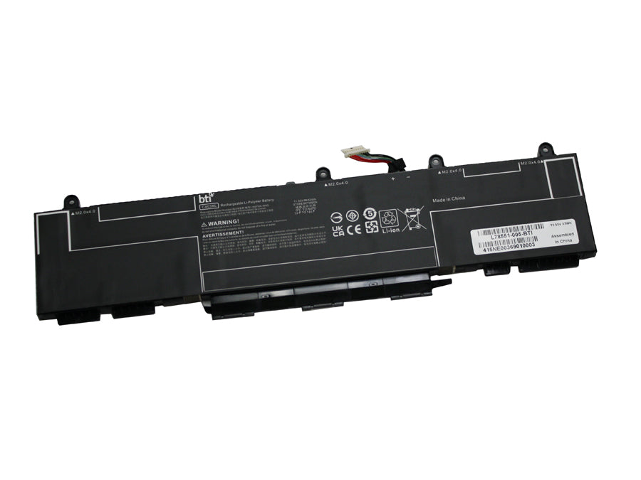 BTI Notebook-Akku – für HP EliteBook x360 830 (7.–8. Gen.) – 51 Wh, 11,55 V (3 Zellen) – Schwarz