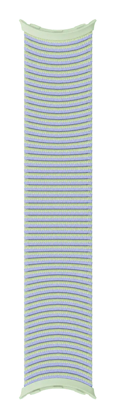 Google Pixel Watch 4 45 mm – Stretchband, Lemongrass/Frost, Grösse 3, für Pixel Watch 4 (45 mm)