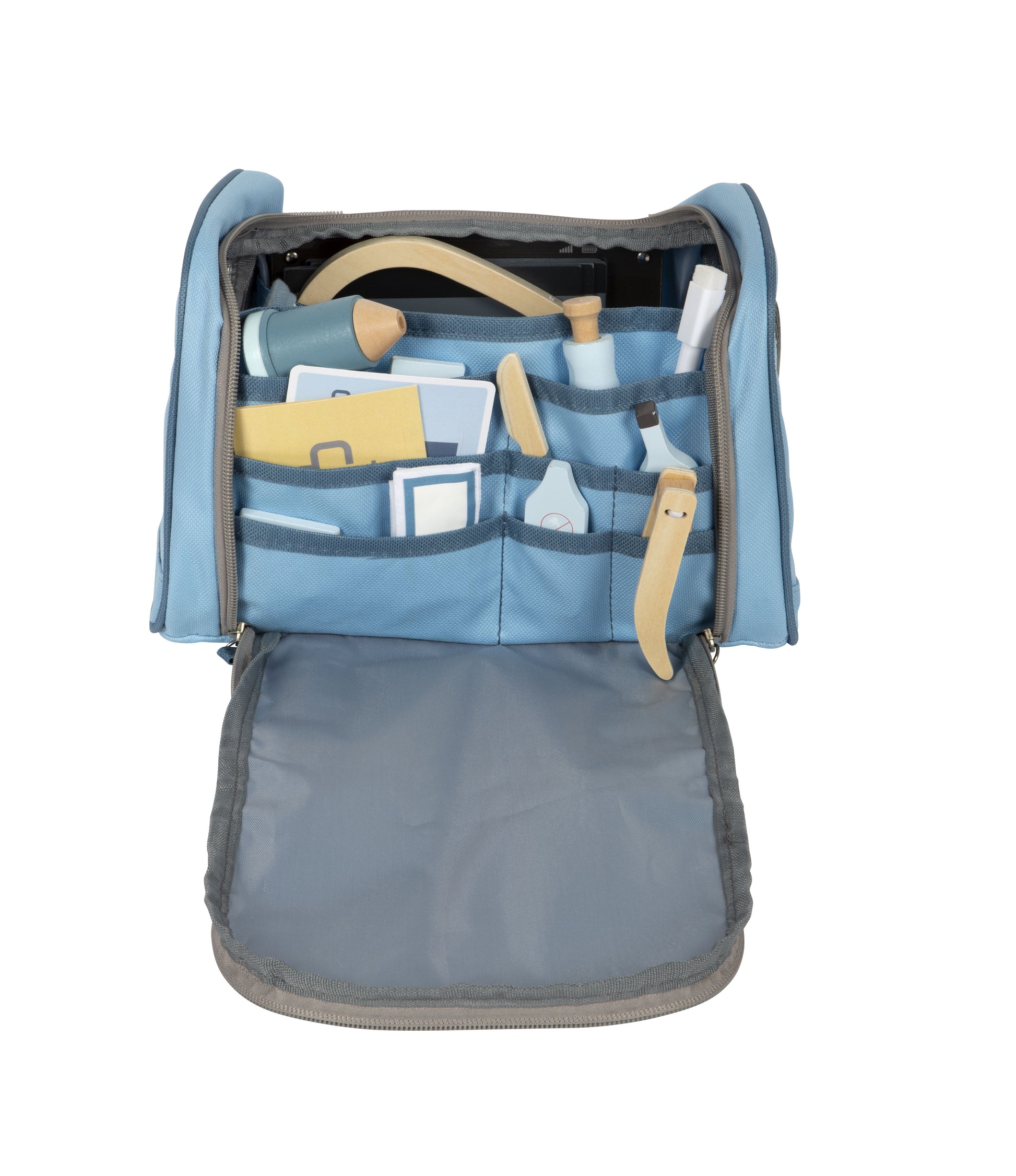 Small foot Tierarzt-Tasche – Hase – inkl. Plüschtier und Arztzubehör – 25,0 × 22,0 × 16,0 cm – ab 3 J.