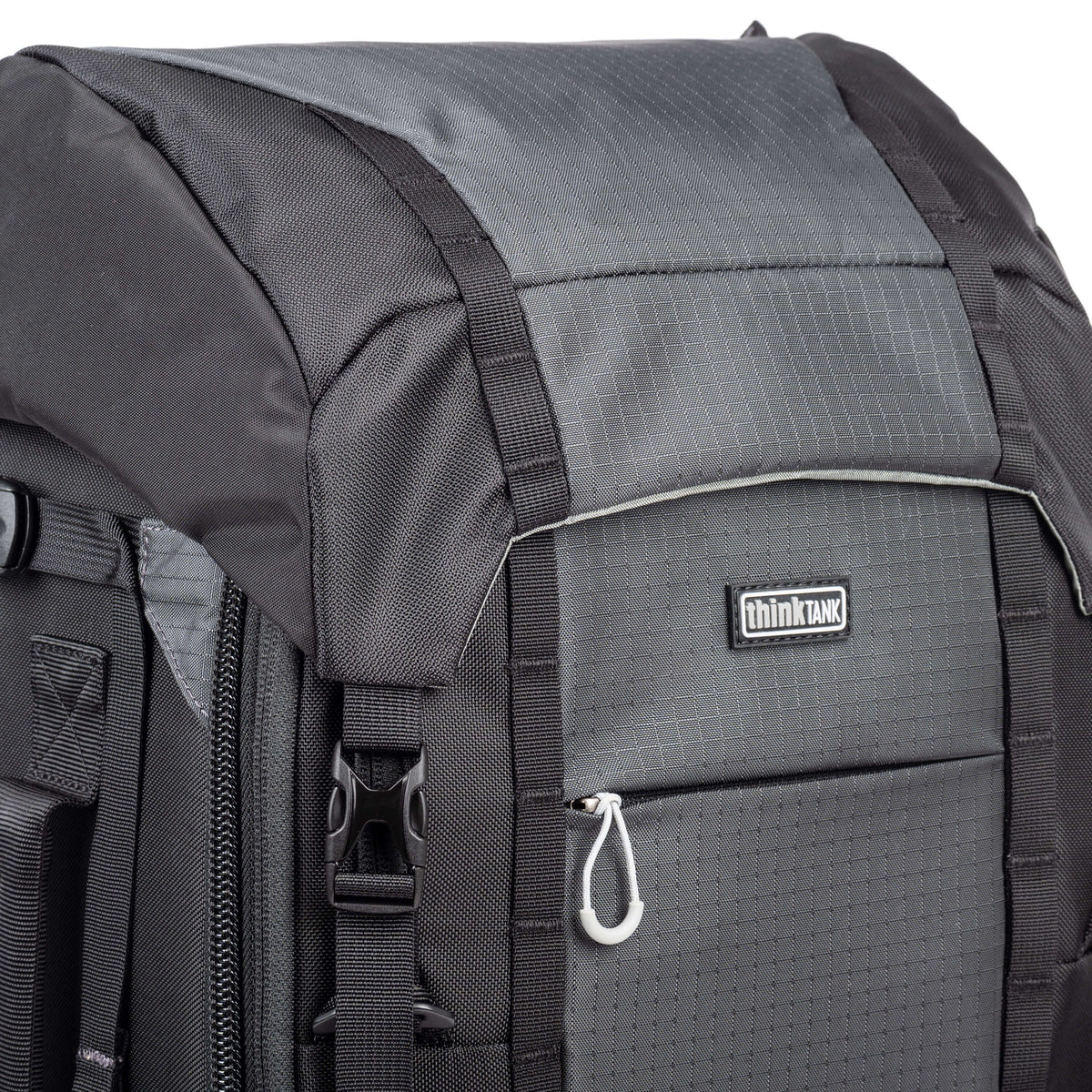 Think Tank FirstLight 46L+ Kamerarucksack – 46 l, 8 Objektive, wasserabweisend – für DSLR, Drohnen – Schwarz