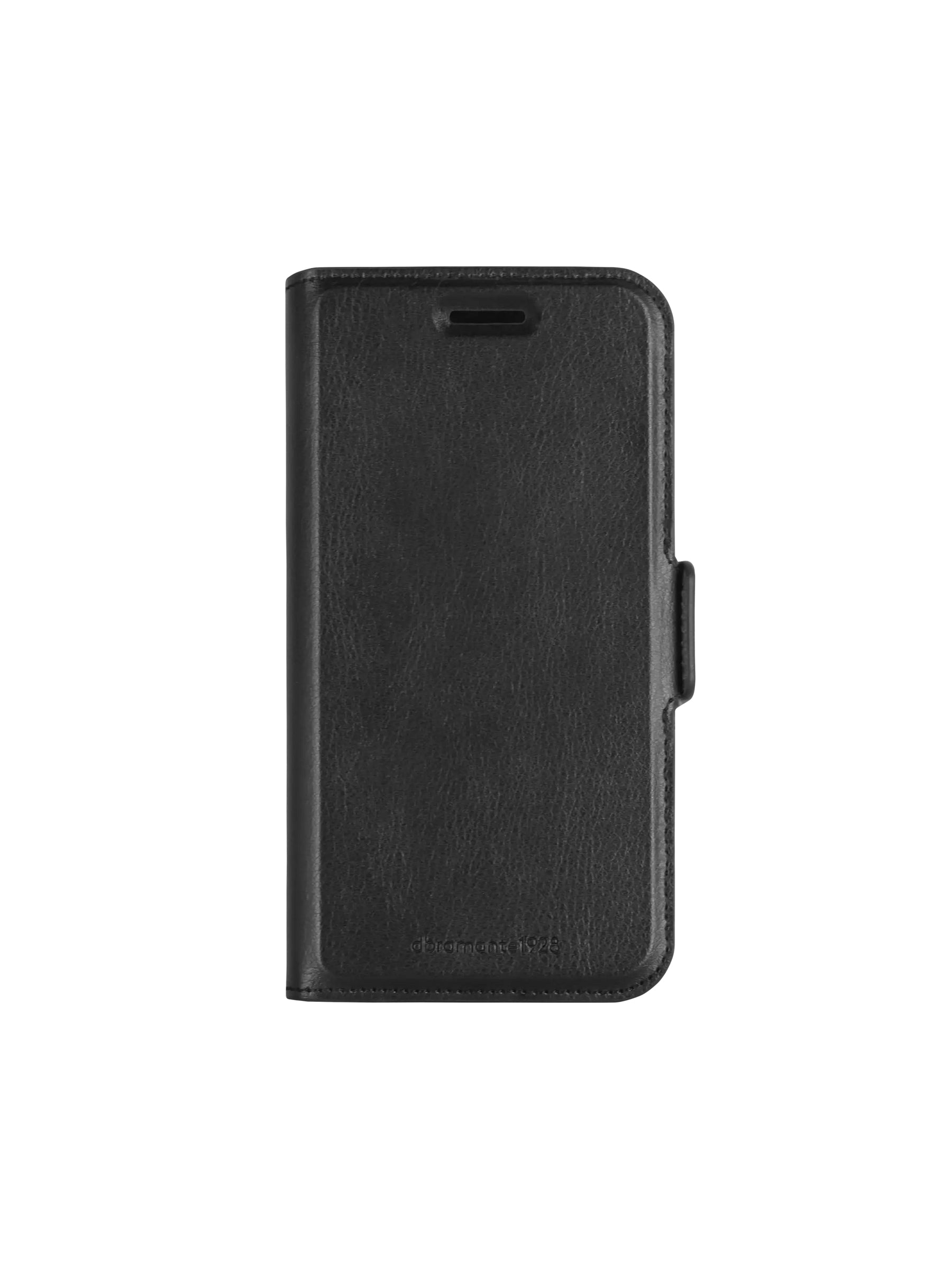 dbramante1928 Oslo Pro Wallethülle – für Apple iPhone SE/8/7, 3 Kartenfächer, Leder+Kunststoff, schwarz