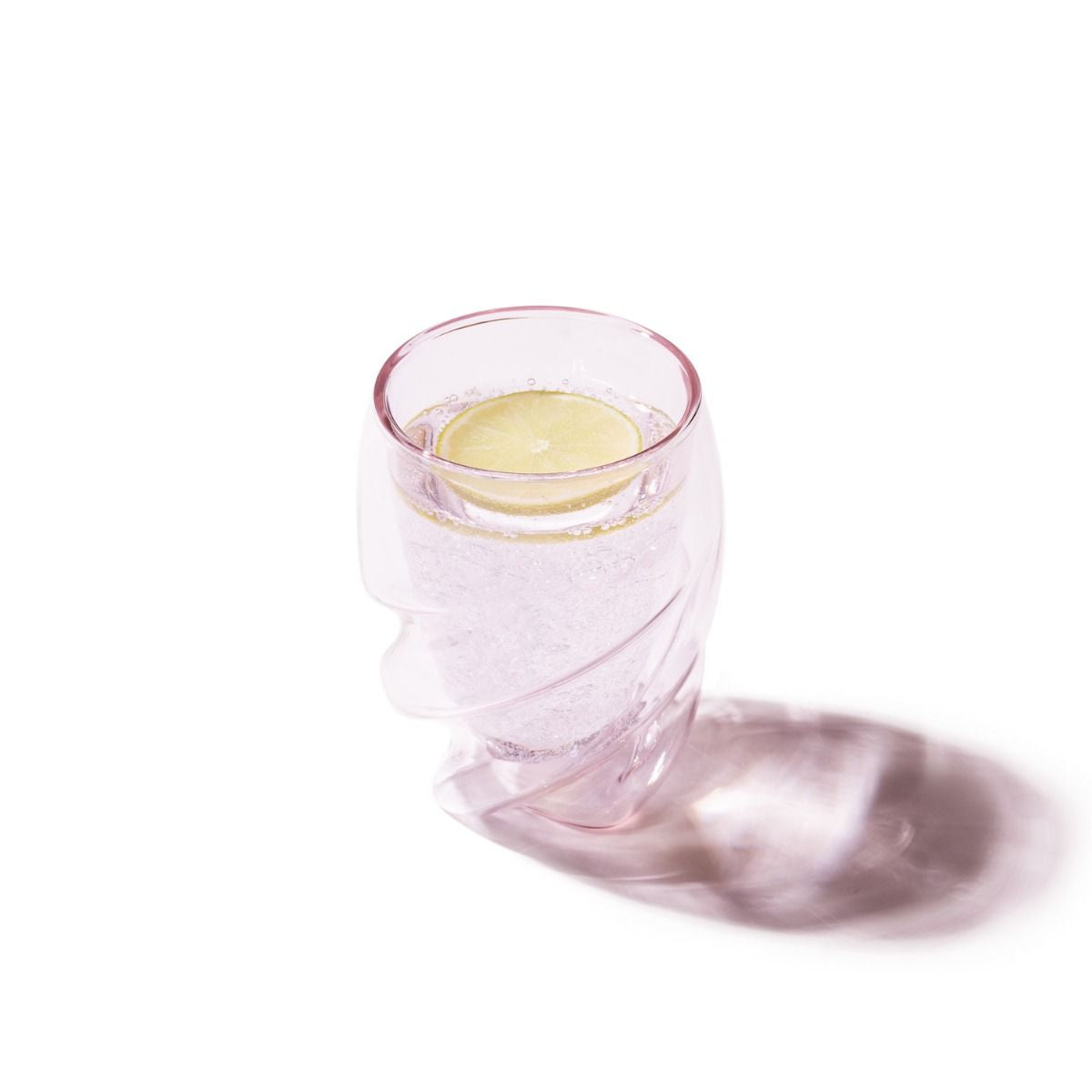 Bodum PAVINA Doppelwandglas – 0,27 l, Borosilikatglas, Pink, 2 Stück