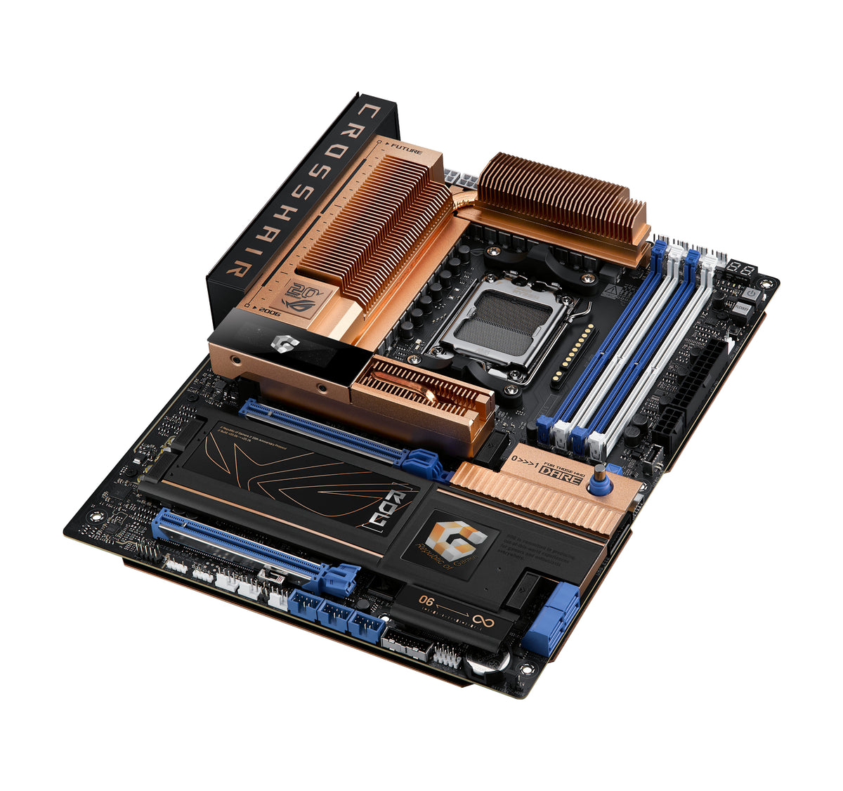 ASUS ROG CROSSHAIR 2006 – Mainboard – AM5, AMD X870E, ATX, DDR5