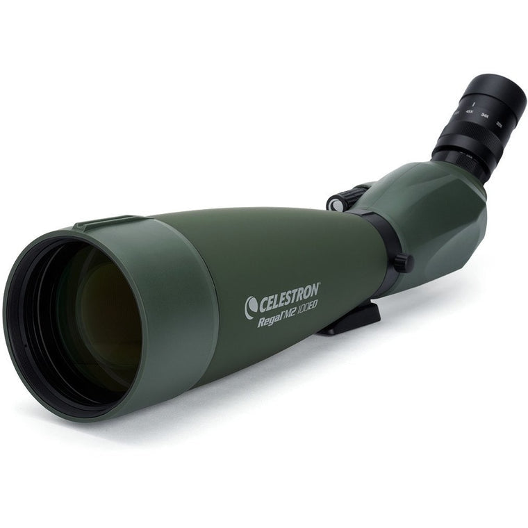 Celestron Regal M2 100ED – 22–67×, 100 mm Objektiv, BaK-4, wasserfest, grün