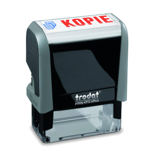 Trodat Motivstempel Printy 4912 – Motiv: Kopie, selbstfärbend, Kunststoff