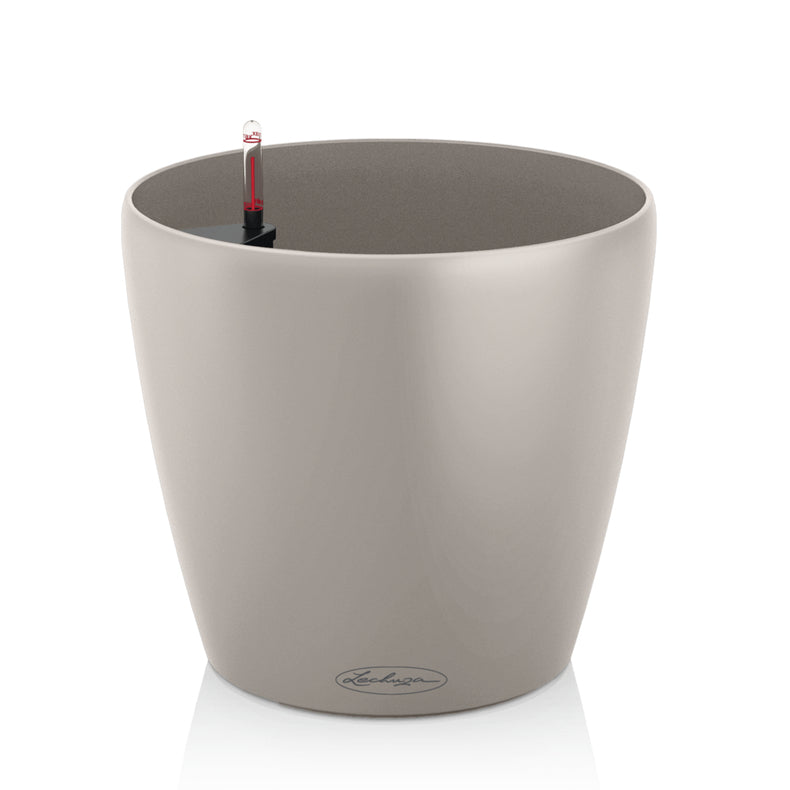 LECHUZA Topfpflanzer – Ø 27,5 × 26 cm – Kunststoff, sandbraun