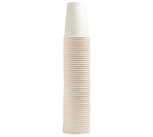 PRONAPPE Einwegbecher Karton – 3,5 dl, Weiss – FSC – 50 Stk.