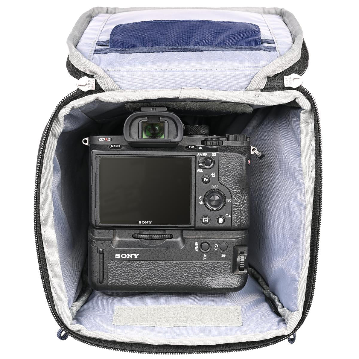 Think Tank Digital Holster 50 V3.0 – Nylon/TPU, Regenhülle – für DSLR (inkl. Batteriegriff) und Systemkameras