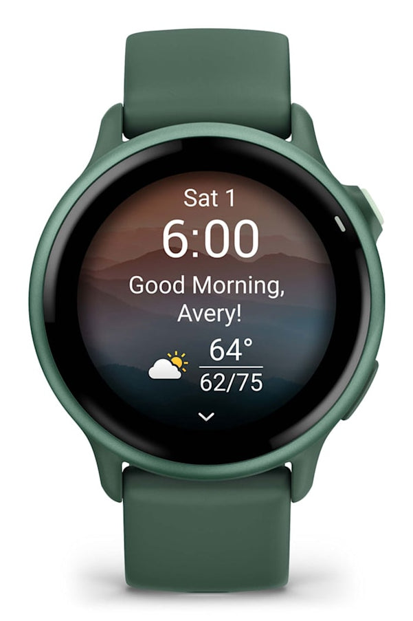 Garmin Vivoactive 6 – GPS-Smartwatch – GPS, ANT+, Dunkelgrün, Sportarmband