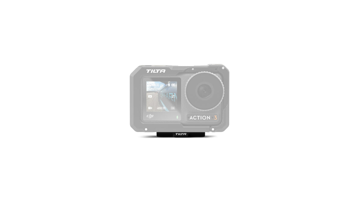 Tilta TA-T40-MBP-TG Montageplatte – Aluminium, 127 × 101,6 × 76,2 mm, 1/4-20″ – für DJI Osmo Action – Schwarz