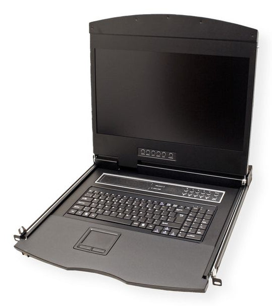 VALUE 26.99.0131 – 19" Rack-LCD-Konsole – 1366 × 768, VGA, USB 2.0, DE-Layout – 1U