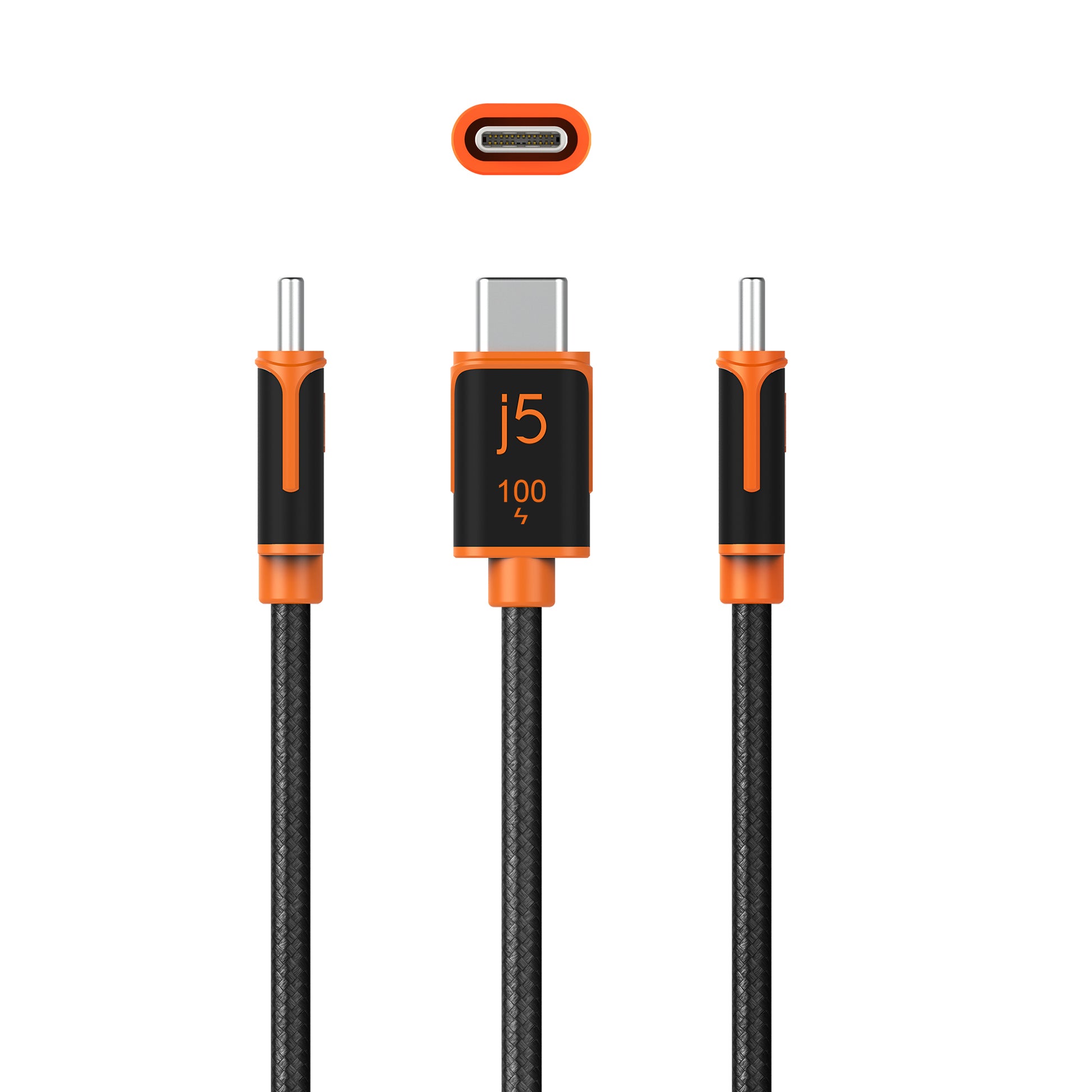 j5create USB-Kabel, USB-C, 1,8 m, Lade-/Datenkabel