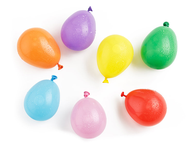 PartyDeco Wasserballons – mehrfarbig – Ø 8 cm – 100 Stk