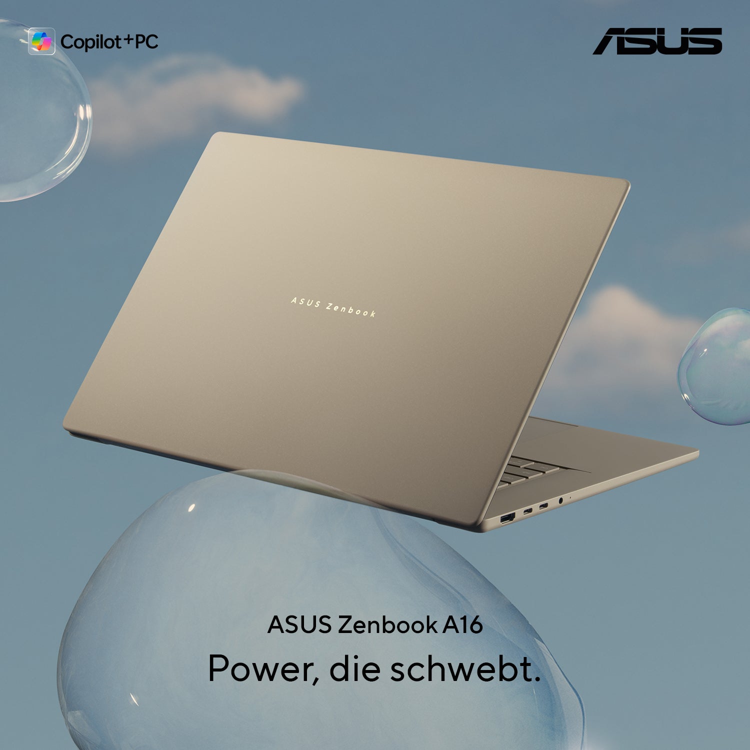ASUS Zenbook A16 UX3607QA-SH027W – 16" WUXGA OLED, Snapdragon X1-26-100, 16 GB, 1 TB SSD, Win 11 Home