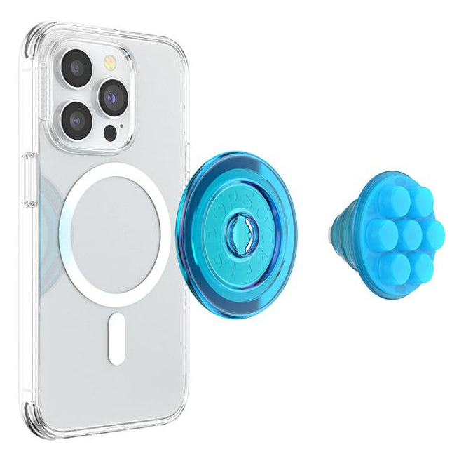 PopSockets Popper – Smartphone-Griff – Ringhalterung, drehbar, faltbar – Electric Blue
