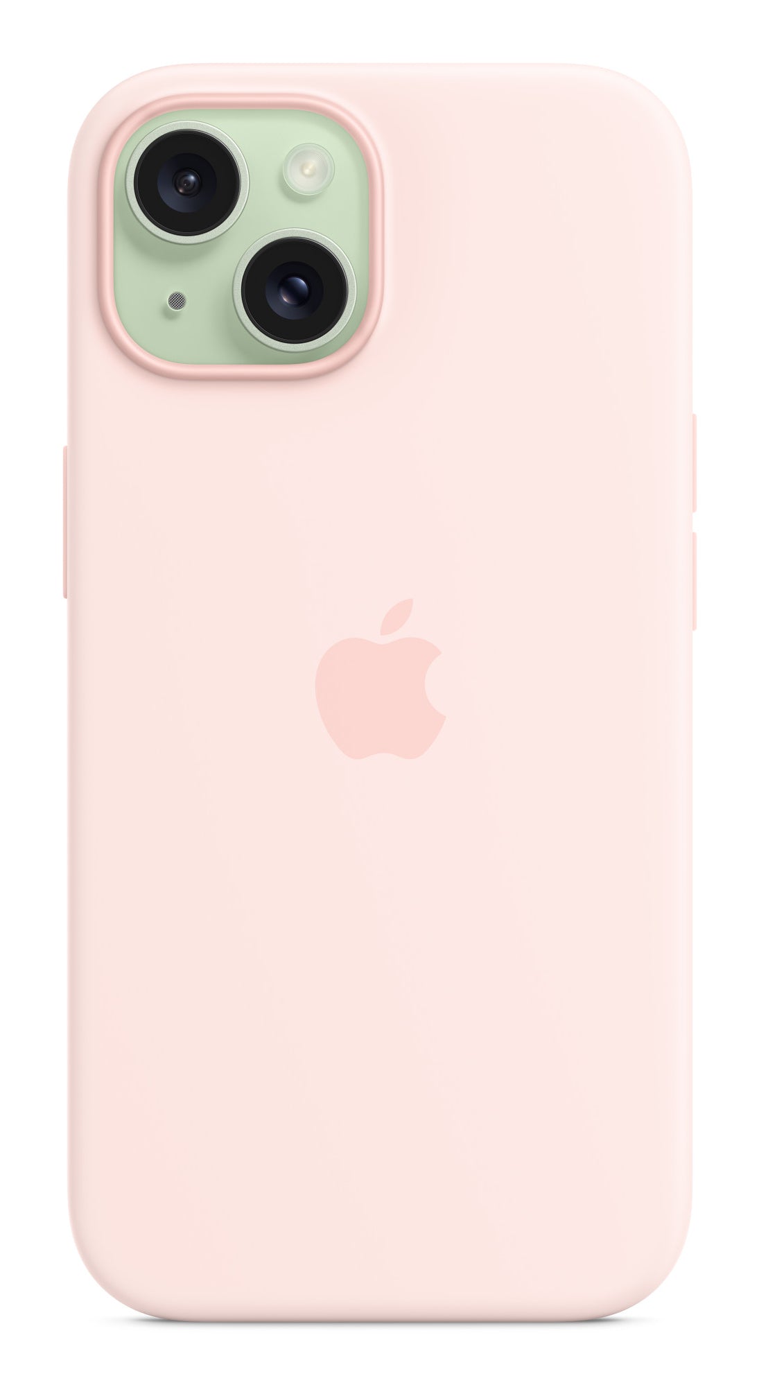 Apple Backcover – für Apple iPhone 15 – rosa – Silikon, MagSafe-kompatibel