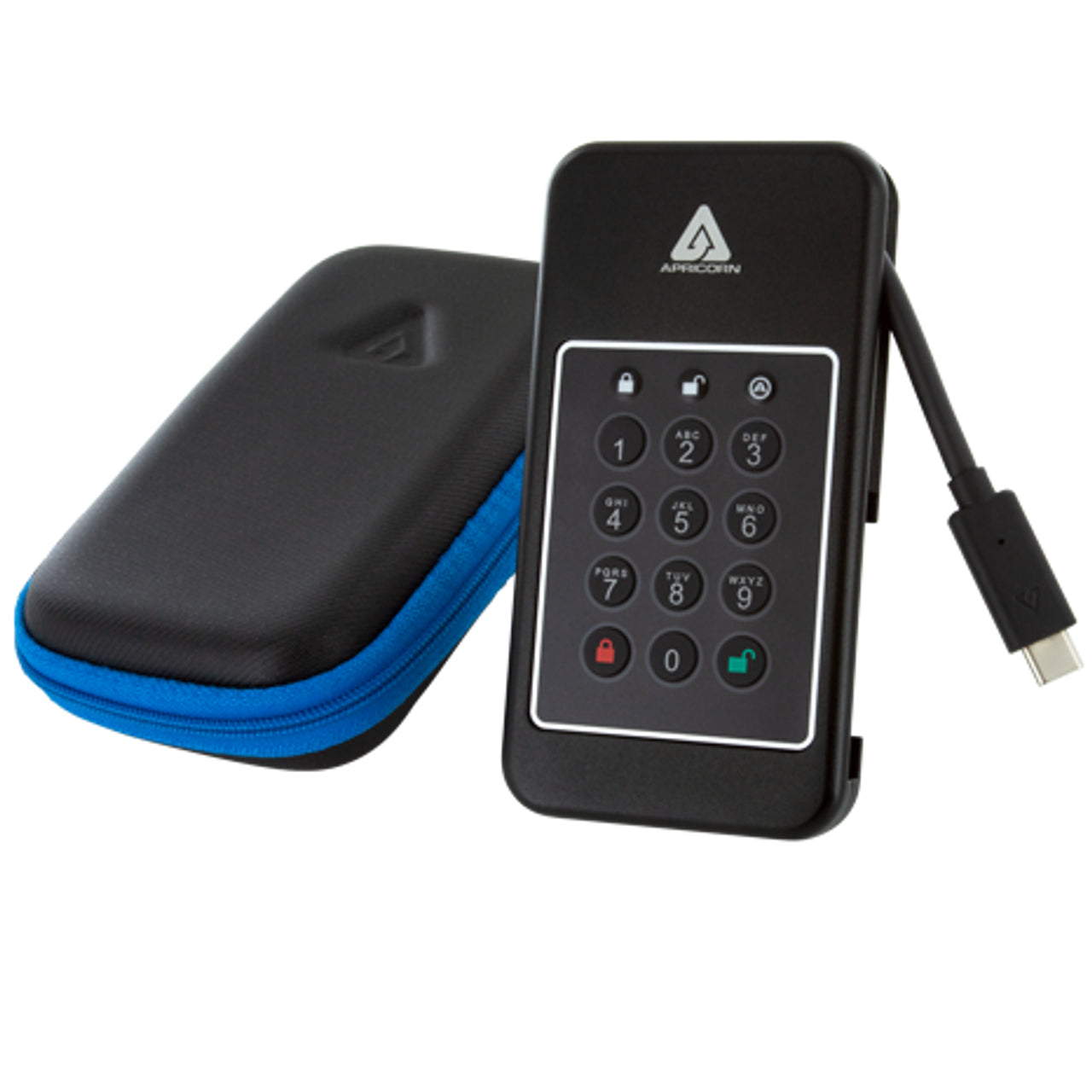 Apricorn Aegis NVX – NVMe SSD, USB-C 3.2 Gen 1, 1000 MB/s, IP68