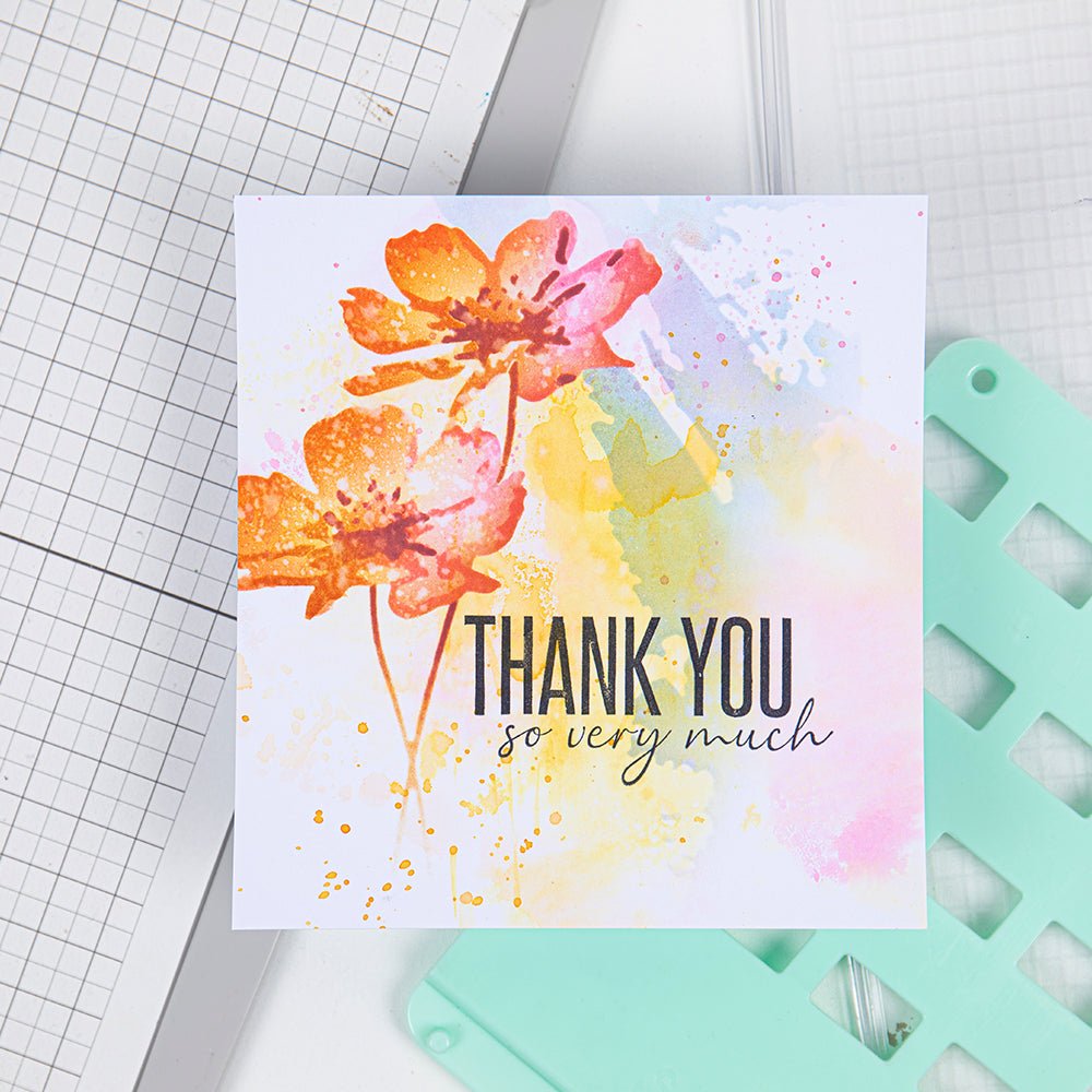 Sizzix Schablone – Blume – 150 × 150 mm