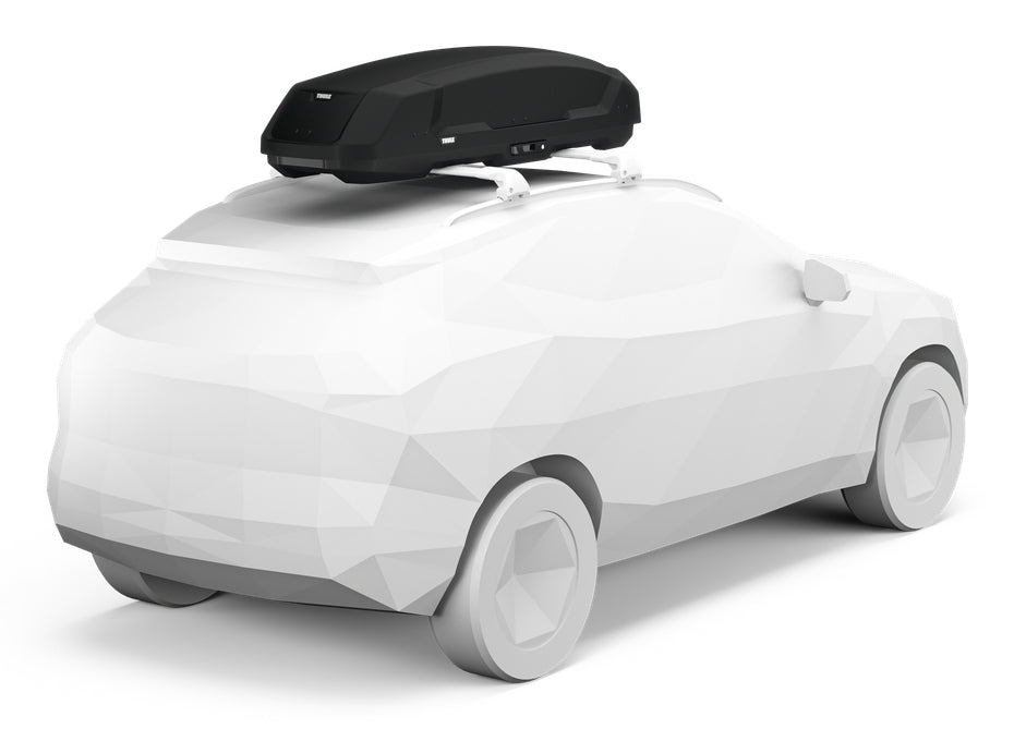 Thule Force 3 L Sport – Hartschalen-Dachbox, 300 l, 63 × 42 × 191 cm, 14,8 kg, Schwarz
