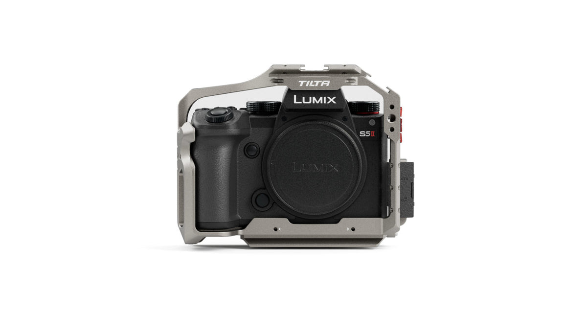 Tilta TA-T50-FCC-TG Kamerakäfig – Aluminium, 150,7 × 65,2 × 122,7 mm – für Panasonic S5 II/IIX – Grau
