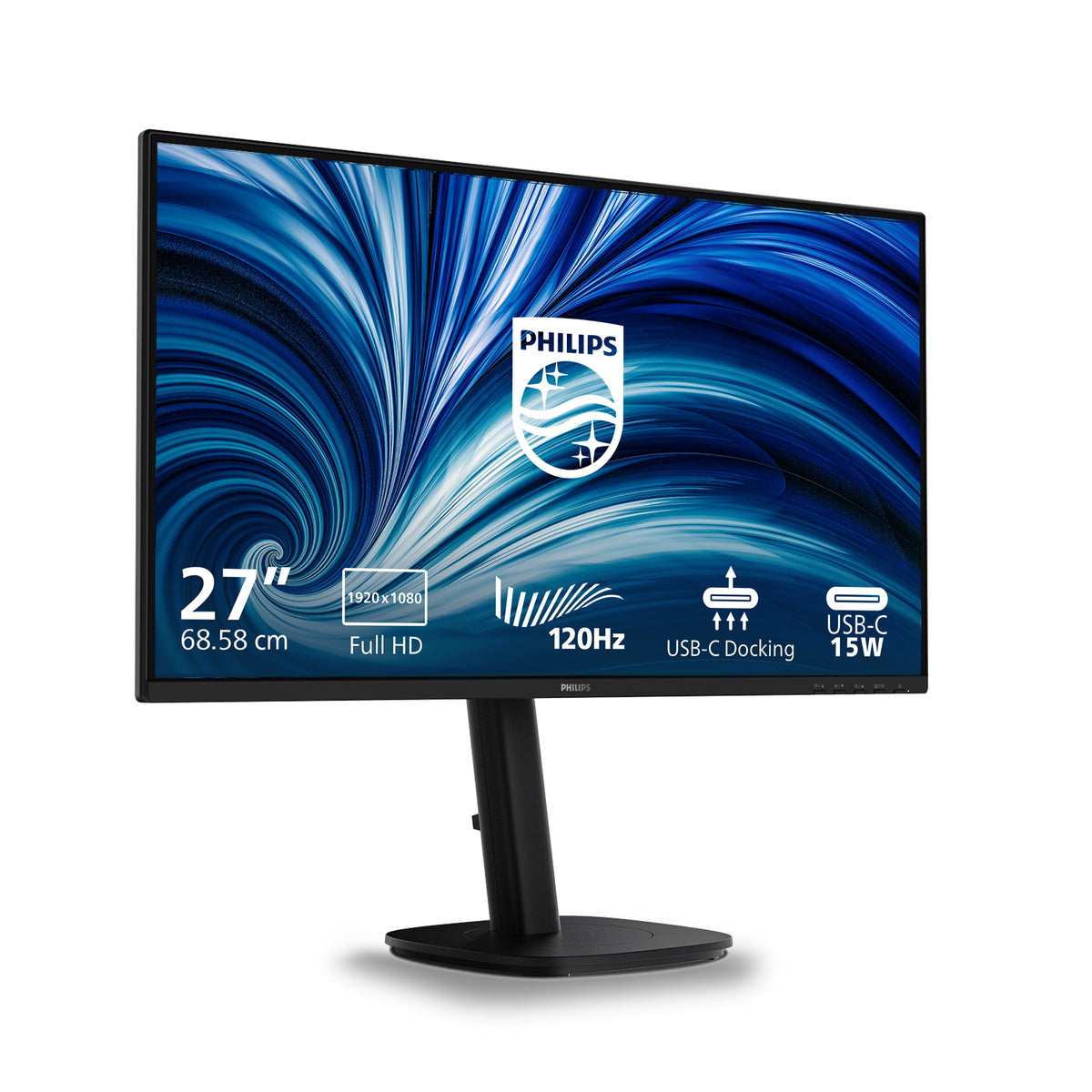 Philips 27B2U3301/00 – 27", 1920 × 1080 (Full HD), IPS, 120 Hz, USB-C 90 W, LAN