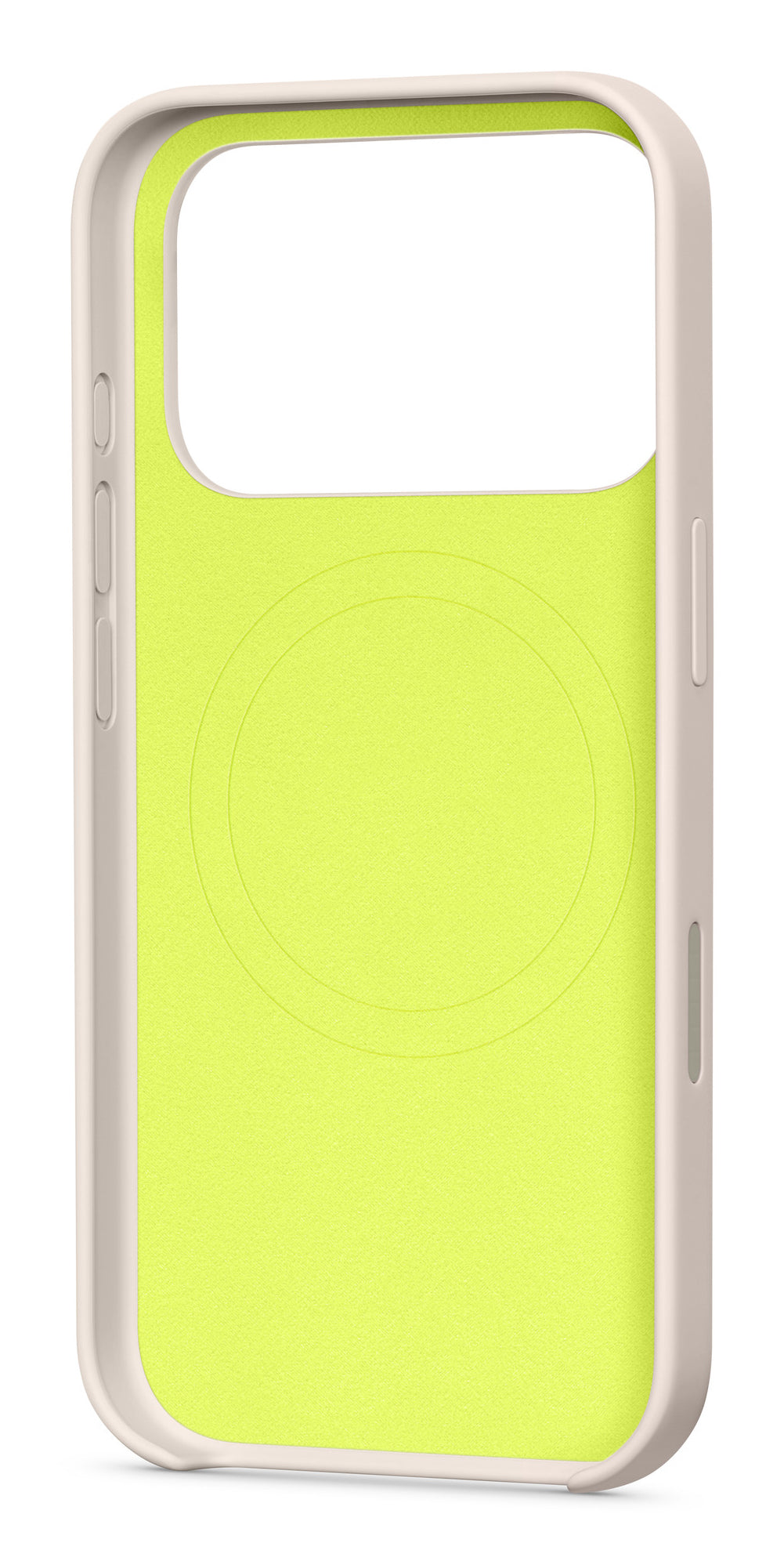 Apple Backcover – für Apple iPhone 17 Pro, MagSafe, Mikrofaser+PC, Lime Stone