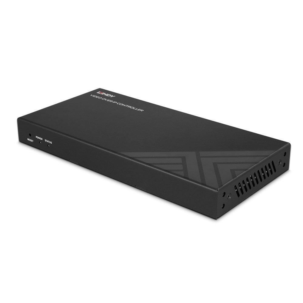 Lindy 4K30 – AV-Repeater – 4K UHD, kabelgebunden, RJ-45, PoE – für HDMI & USB über IP – Schwarz
